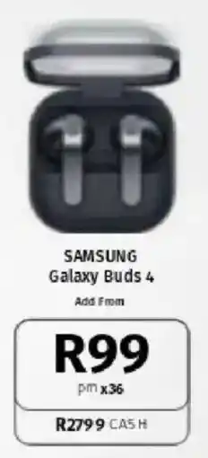 Vodacom Samsung Galaxy Buds 4 offer