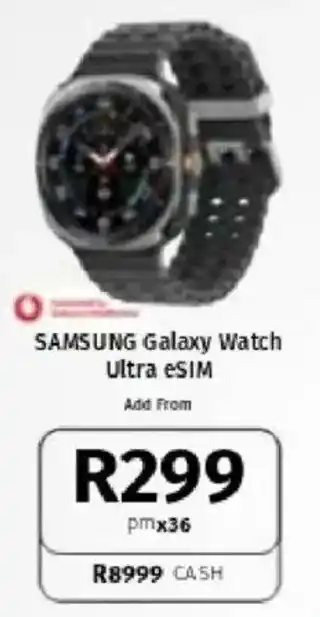 Vodacom Samsung Galaxy Watch Ultra ESIM offer