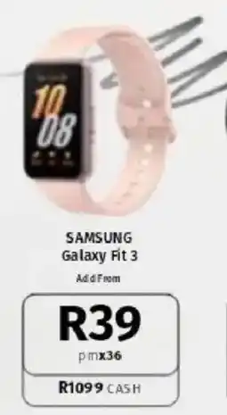 Vodacom Samsung Galaxy Fit 3 offer