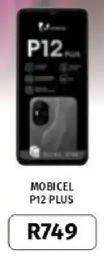 Vodacom Mobicel P12 Plus offer
