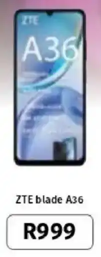 Vodacom ZTE Blade A36 offer
