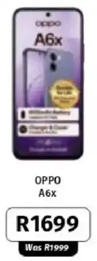 Vodacom Oppo A6x offer