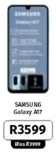 Vodacom Samsung Galaxy A17 offer