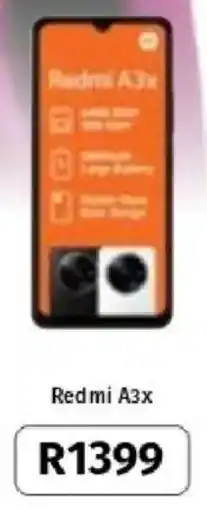 Vodacom Redmi A3x offer