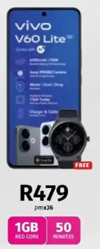 Vodacom Vivo V60 Lite offer