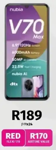 Vodacom Nubia V70 offer