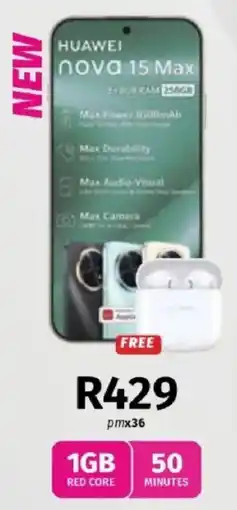 Vodacom Huawei Nova 15 Max offer