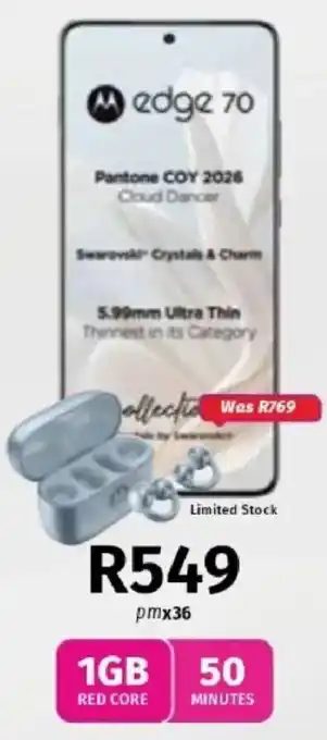 Vodacom Motorola Edge 70 offer