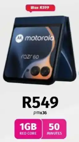 Vodacom Motorola Razr 60 offer