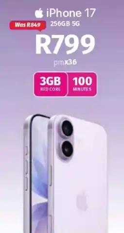 Vodacom iPhone 17 256GB 5G offer