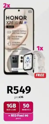 Vodacom Honor X7d offer