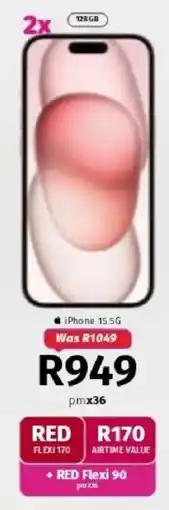 Vodacom iPhone 15 5G offer