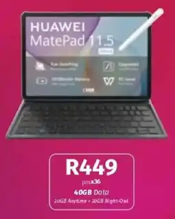 Vodacom Huawei MatePad 11.5 offer