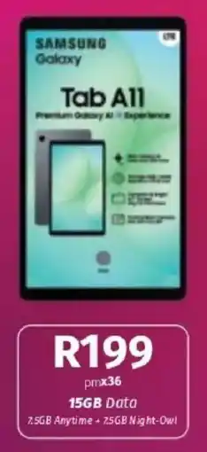 Vodacom Samsung Galaxy Tab A11 offer