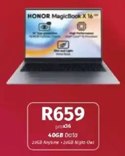 Vodacom Honor MagicBook X 16 offer