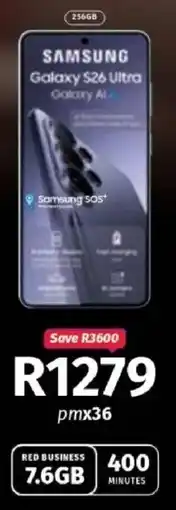 Vodacom Samsung Galaxy S26 Ultra offer