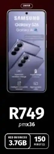 Vodacom Samsung Galaxy S26 offer