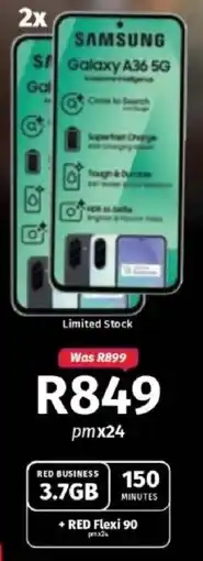 Vodacom Samsung Galaxy A36 5G offer