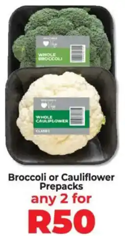 Food Lover's Market Broccoli or Cauliflower Prepacks offer