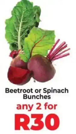 Food Lover's Market Beetroot or Spinach Bunches offer