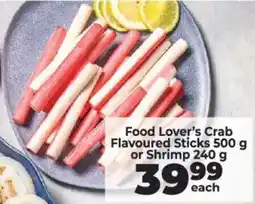 Food Lover's Market Food Lover's Crab Flavoured Sticks or Shrimp offer