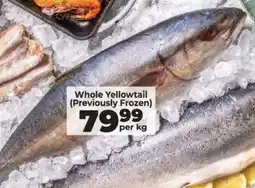 Food Lover's Market Whole Yellowtail offer