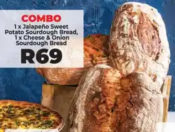 Food Lover's Market Jalapeño Sweet Potato Sourdough Bread and Cheese & Onion Sourdough Bread offer