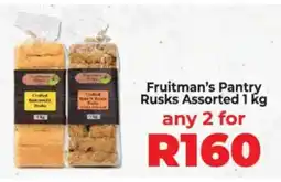 Food Lover's Market Fruitman's Pantry Rusks Assorted offer