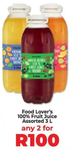 Food Lover's Market Food Lover's 100% Fruit Juice Assorted offer
