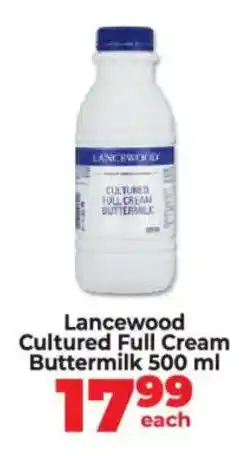 Food Lover's Market Lancewood Cultured Full Cream Buttermilk offer