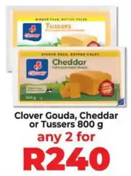 Food Lover's Market Clover Gouda, Cheddar or Tussers offer
