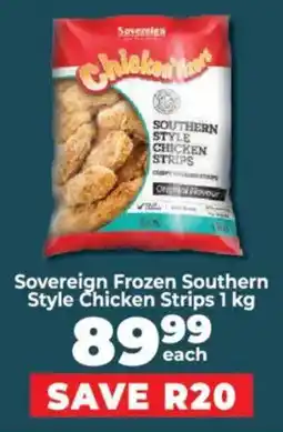 Food Lover's Market Sovereign Frozen Southern Style Chicken Strips offer