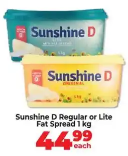 Food Lover's Market Sunshine D Regular or Lite Fat Spread offer