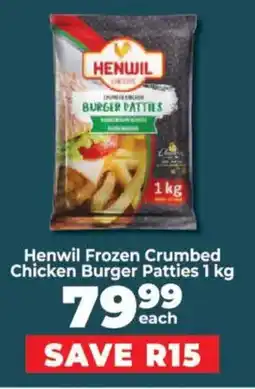 Food Lover's Market Henwil Frozen Crumbed Chicken Burger Patties offer