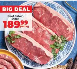 Food Lover's Market Beef Sirloin Steak offer
