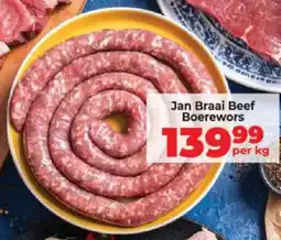 Food Lover's Market Jan Braai Beef Boerewors offer