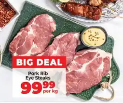 Food Lover's Market Pork Rib Eye Steaks offer