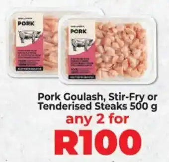 Food Lover's Market Pork Goulash, Stir-Fry or Tenderised Steaks offer