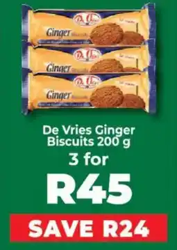 Food Lover's Market De Vries Ginger Biscuits offer