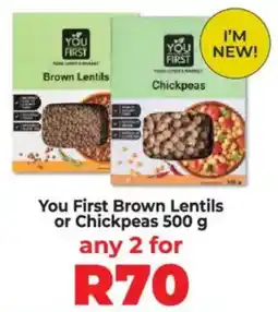 Food Lover's Market You First Brown Lentils or Chickpeas offer