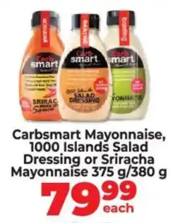 Food Lover's Market Carbsmart Mayonnaise, 1000 Islands Salad Dressing or Sriracha Mayonnaise offer