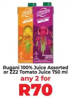 Food Lover's Market Rugani 100% Juice Assorted or ZZ2 Tomato Juice offer