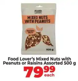 Food Lover's Market Food Lover's Mixed Nuts with Peanuts or Raisins Assorted offer