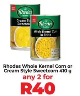 Food Lover's Market Rhodes Whole Kernel Corn or Cream Style Sweetcorn offer