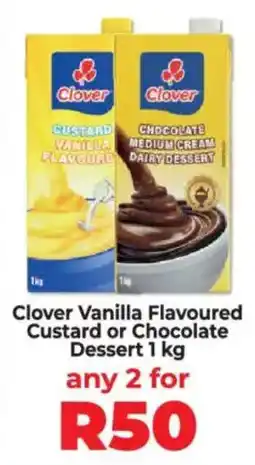 Food Lover's Market Clover Vanilla Flavoured Custard or Chocolate Dessert offer