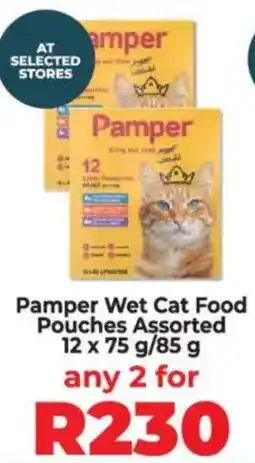 Food Lover's Market Pamper Wet Cat Food Pouches Assorted offer