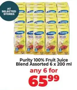 Food Lover's Market Purity 100% Fruit Juice Blend Assorted offer
