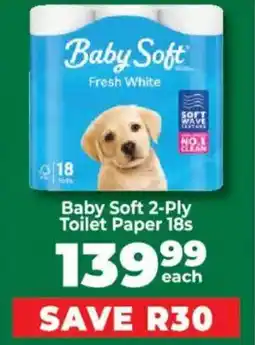 Food Lover's Market Baby Soft 2-Ply Toilet Paper offer