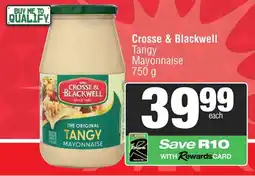 Spar Crosse & Blackwell Tangy Mayonnaise offer