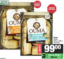Spar Ouma Rusks Assorted offer